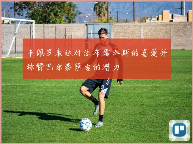 卡佩罗表达对法布雷加斯的喜爱并称赞巴尔泰萨吉的潜力